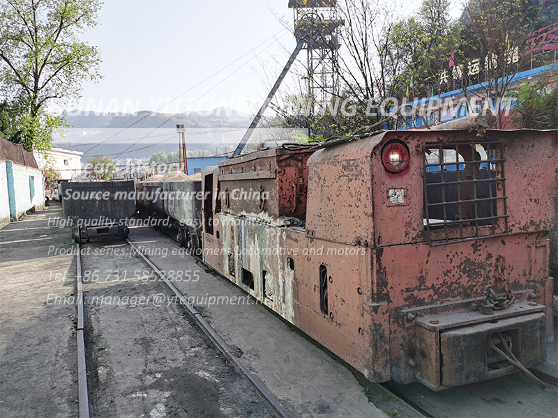 14-ton mining trolley locomotive