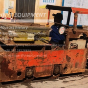 2.5 ton lithium battery locomotive working video